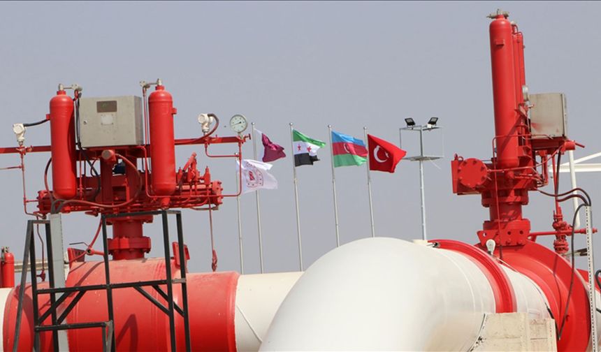 Türkiye'den Suriye'ye doğal gaz akışı başladı