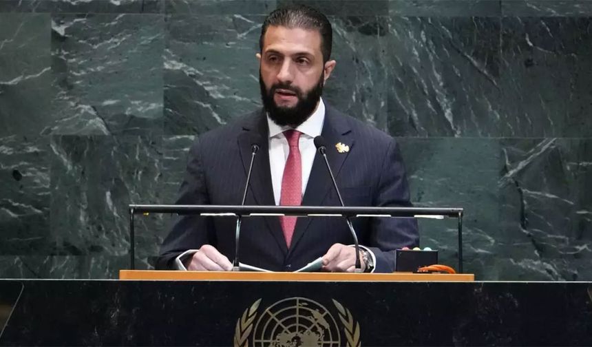 BM kürsüsünde 58 yıl sonra konuşan ilk Suriye Cumhurbaşkanı Ahmed Şara oldu