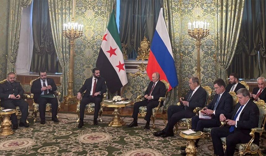Ahmed Şara, Putin ile Moskova'da bir araya geldi