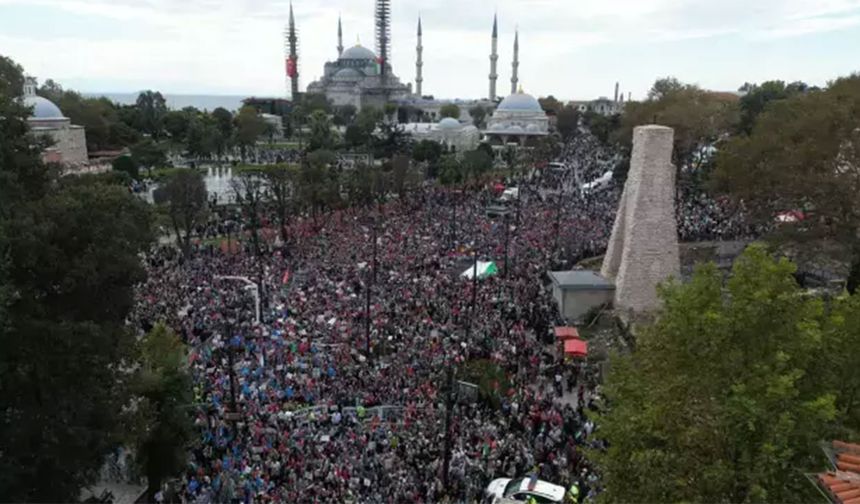 Türkiye Gazze için ayakta