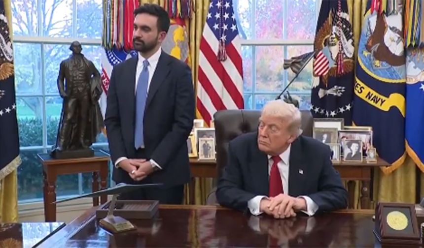 Trump, karşı olduğu Mamdani'yi Beyaz Saray'da ağırladı