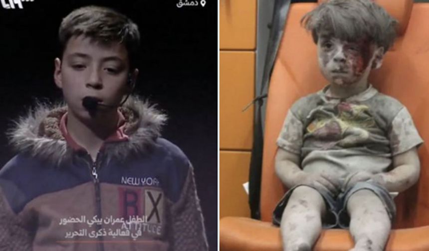 "Ümran bebek" artık bir delikanlı, Şara'ya sarıldı, herkesi ağlattı