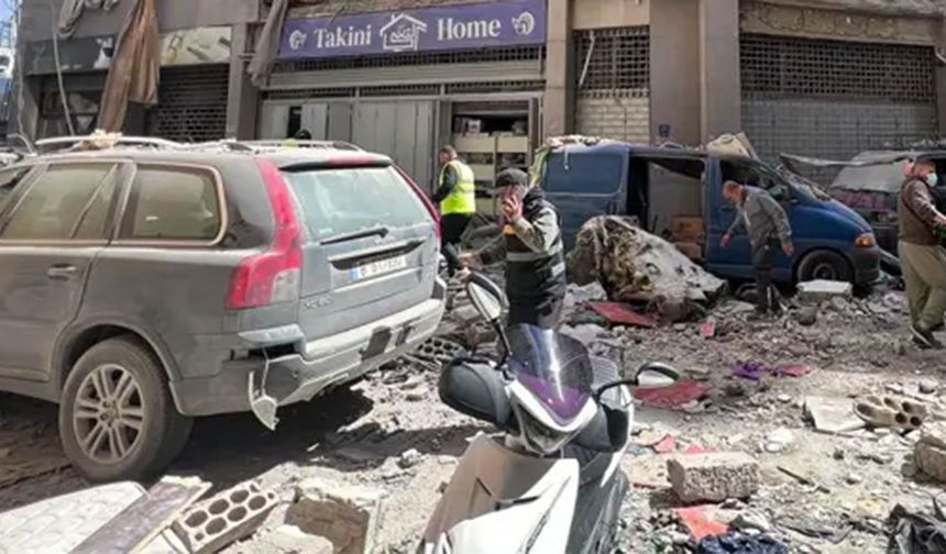 İsrail var gücüyle Lübnan'ı bombaladı yüzlerce ölü ve yaralı var