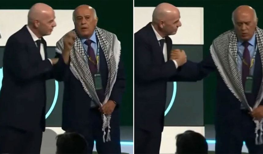 FIFA Kongresi’nde “tokalaşma” krizi: Filistinli başkan sahneyi terk etti