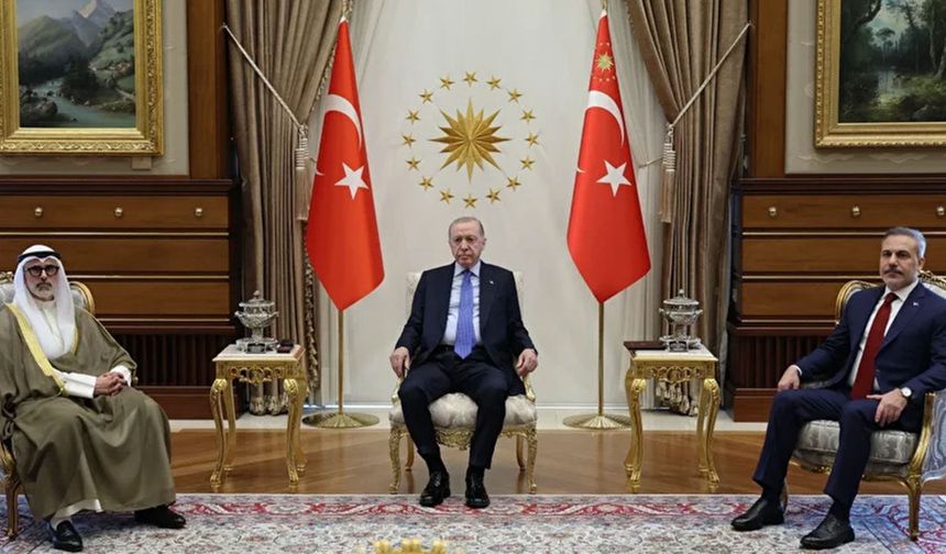 Cumhurbaşkanı Erdoğan, Kuveyt Dışişleri Bakanını kabul etti