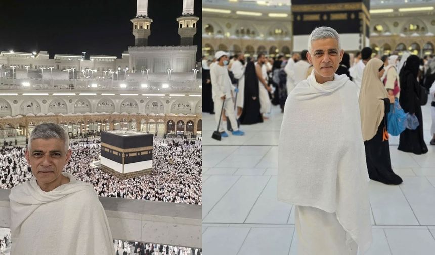 Londra Belediye Başkanı Sadık Han hacı oldu