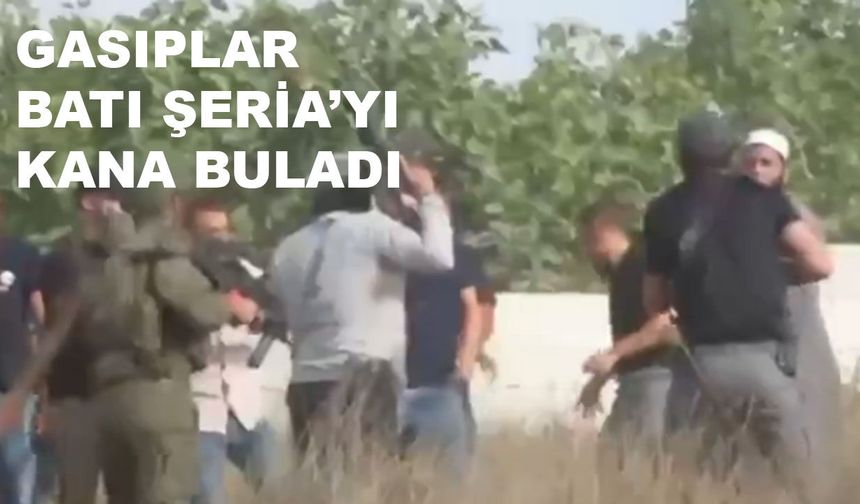 İsrailli gâsıplar Batı Şeriâ'da kaos çıkardı, 7 şehit var