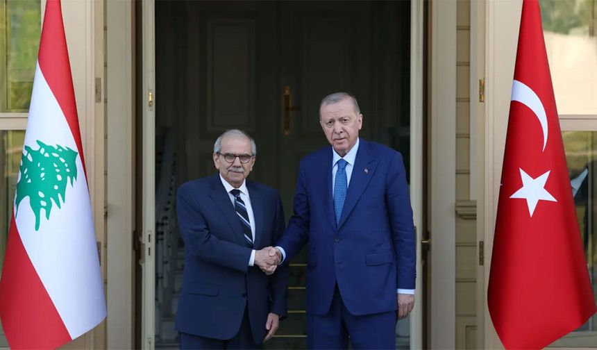 Cumhurbaşkanı Erdoğan, İstanbul'da Lübnan Başbakanının ağırladı