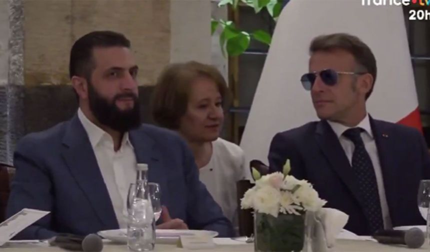 Macron 17 yıl sonra Şam'da: Fransa Cumhurbaşkanı Suriye'yi ziyaret etti