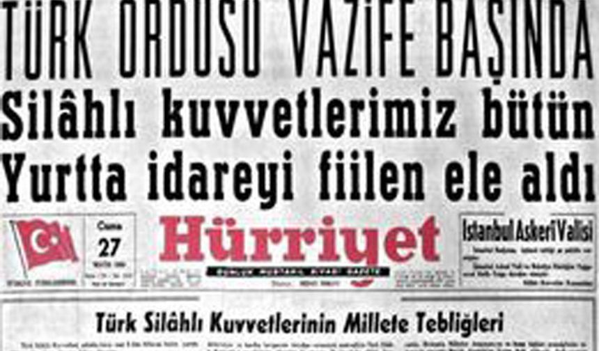 Türkiye için kara bir gün: 27 Mayıs 1960