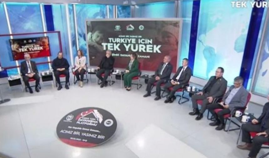 KKTC'den deprem bölgesinde inşa edilecek konteyner kent için destek yayını