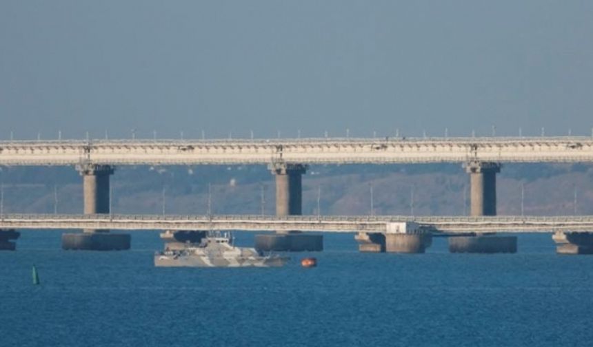 Ukrayna'dan Kırım Köprüsü'ne İHA'lı saldırı