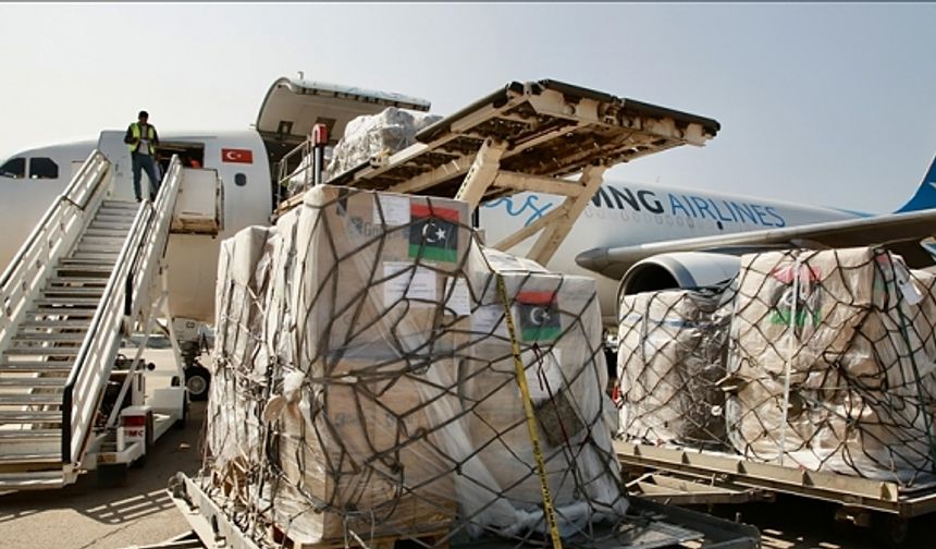 Libya'ya 24 ülkeden yardım gitti